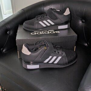 Adidas Black Men's Power Perfect III Lifters 10 1/2- Brand New with Tags